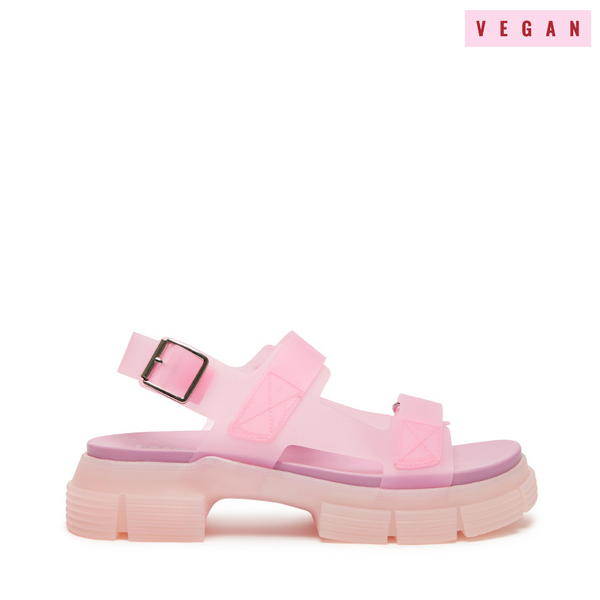 Pink jelly platform online sandals